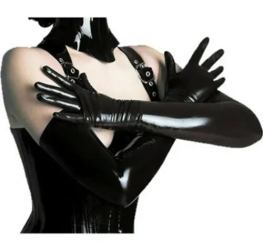 Black Latex Gloves