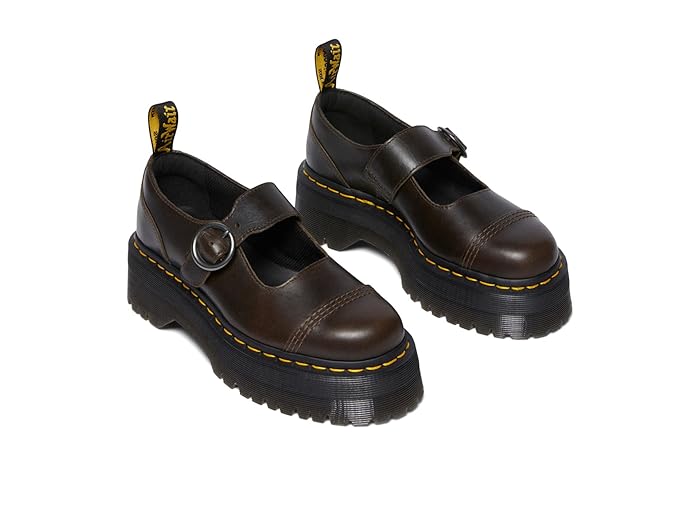 Women's Dr. Martens Addina Leather Platform Shoes
