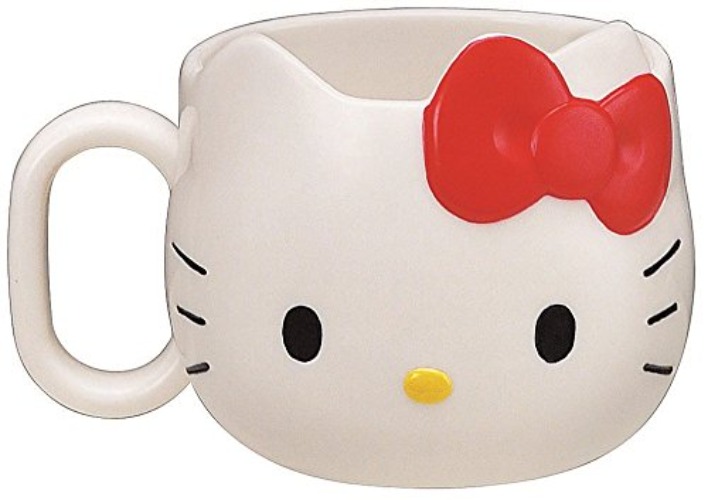 Sanrio Resin KD1 Mug, 1 Count (Pack of 1), Hello Kitty