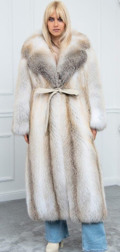 Golden Fox Fur Coat