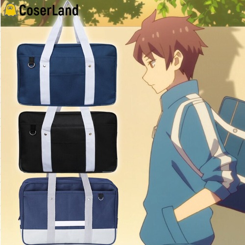 7.1US $ 65% de DESCUENTO|JK Bolsa de uniforme escolar para niño y niña, maletín de viaje, accesorios de Cosplay Love Live, bolsa de mensaje, accesorio de Anime japonés para Cosplay| |   - AliExpress