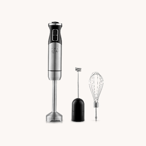 Immersion Blender Handheld 500w Powerful Mixer for Cooking - Black