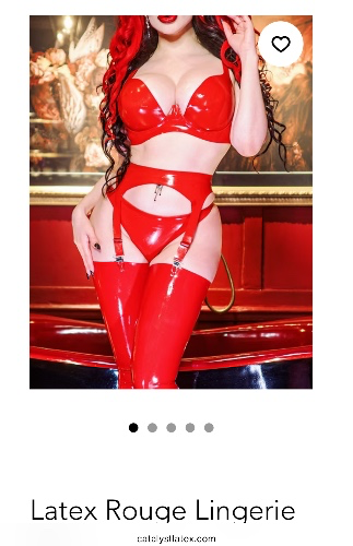 Red latex set 