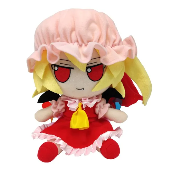 Anime Plush Doll Stuffed Doll Project Hakurei Reimu Figure Doll Grils Toy 20cm Fumo (Flandre Scarlet) - Flandre Scarlet