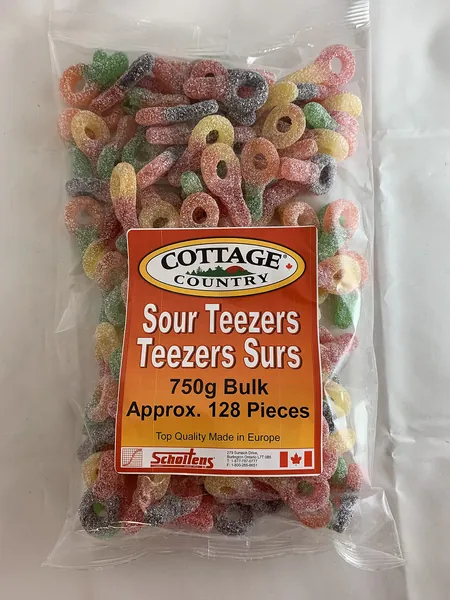 Cottage Country Sour Teezers 750g Bulk