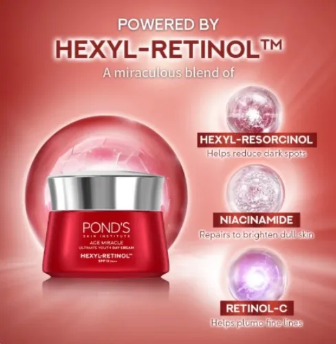 POND's Age Miracle Ultimate Youth Day Cream Hexyl-Retinol 50G