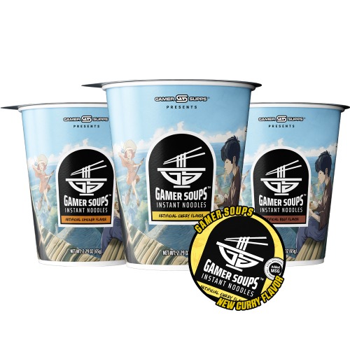 Gamer Soups Instant Ramen - Variety Pack
