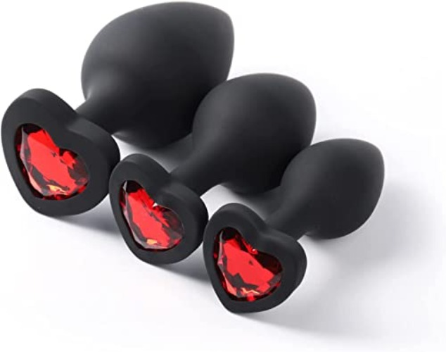 3Sica Anales Plug Trianing Adult Toy Butt Portable Toys Plug Kit Relaxing for Men Women Your Lover Sunglasses Party (M1) - L1