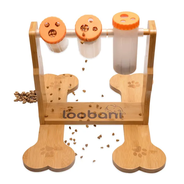 LOOBANI Dogs Food Puzzle Feeder Toys for IQ Training & Mental
