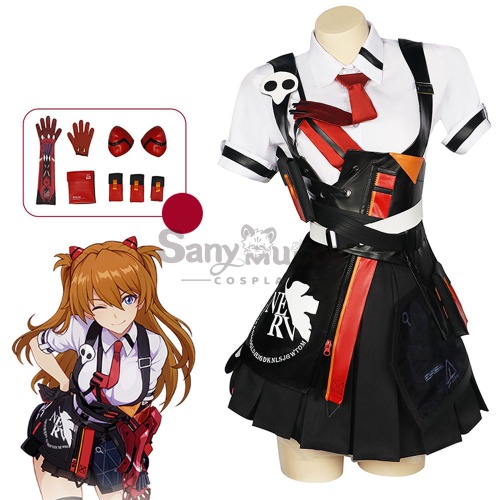 【In Stock】Game Honkai Impact 3rd Cosplay EVA Asuka Langley Soryu Cosplay Costume Plus Size - XXL
