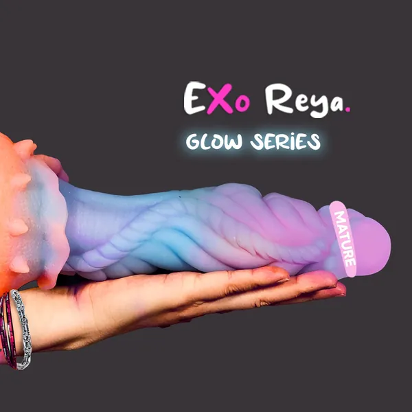 Dragon Dildo 9 inches 23cm | Glow in the Dark Fantasy Dildo | Large Fantasy Dildo