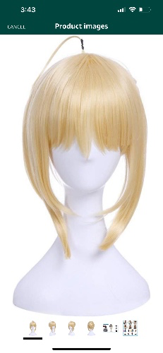 fate saber wig