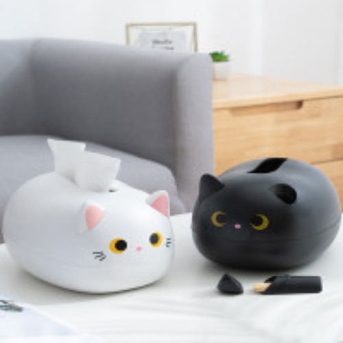 Kawaii Cat Tissue Box Desktop Toilet Paper Holder Cute Kitchen Napkin Storage Box Toilet Paper Container | Wish