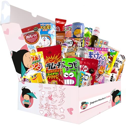 JapanBox Edición Especial: Caja Sorpresa Premium de Dulces Japoneses Auténticos Importados. Snacks, Ramen, Chocolates, Bebidas, Galletas, Caramelos y Dulces Originales. (Daisuki) - Daisuki