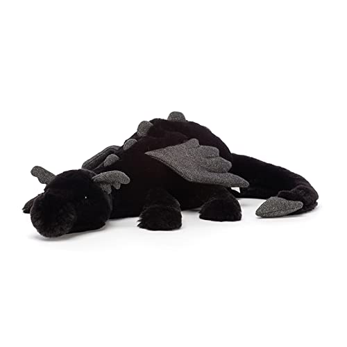 Jellycat Onyx Dragon Stuffed Animal, Medium - Medium