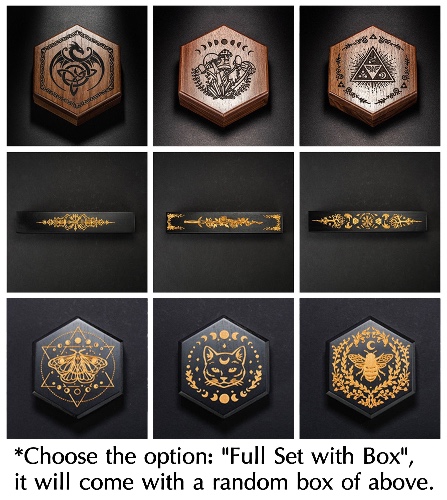 Inspired by One Piece-Dark Red Liquid Core Resin DnD D&D Dice Set | Full Set with Box