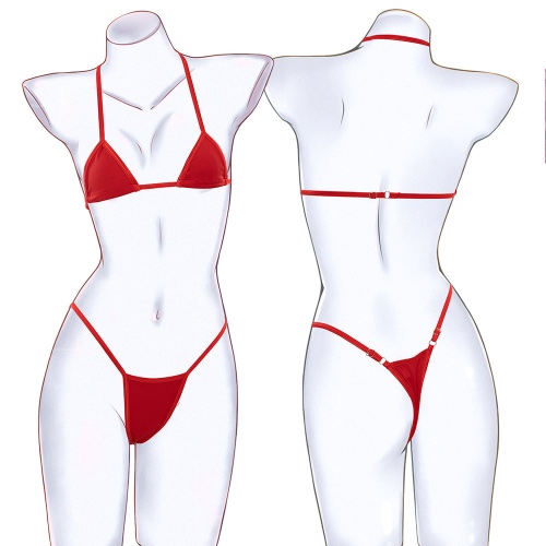 Micro Lingerie - Red / Without Cross / M/L