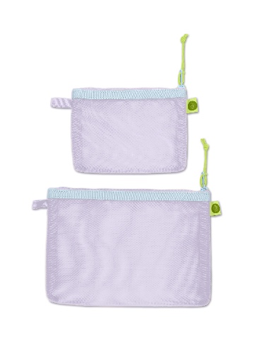 Monomesh Pouch Set | Iced Lavender