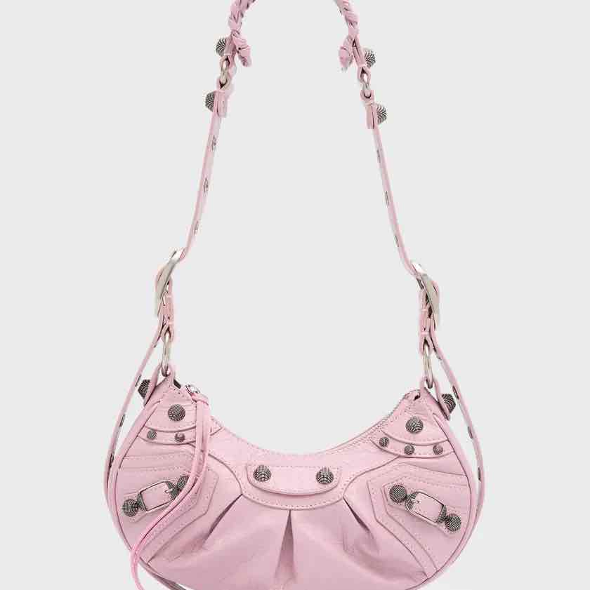 Cagole XS Studded Leather Shoulder Bag