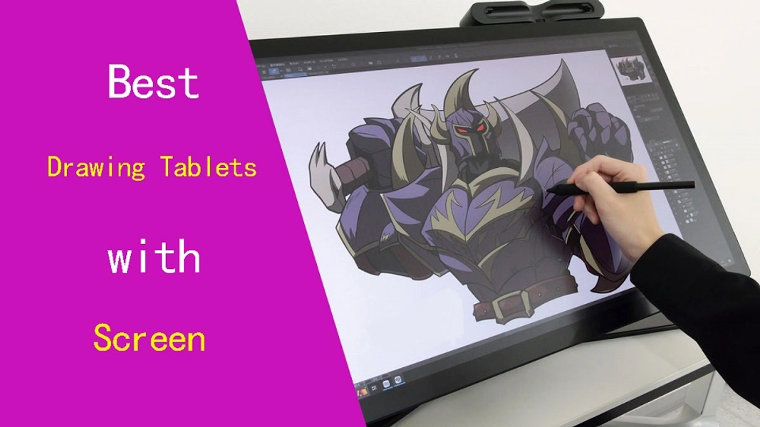 12 Best Drawing Tablets with Screen: Cheap Pen Display Monitors for Beginners - pctechtest