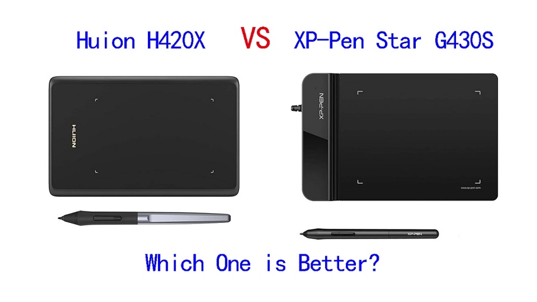 Huion H420X vs XP-Pen Star G430S Comparison & Review: Finding the Best Cheap Tablet - pctechtest