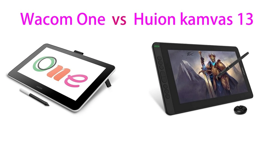 Wacom One 13 vs Huion Kamvas 13 Comparison & Review - pctechtest