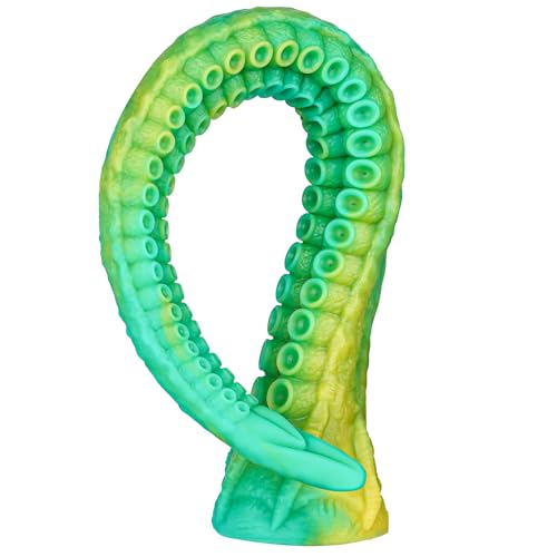 Wakelust 50CM Flüssiges Silikon Dildo Monster Fantasy Dildo mit Starkem Saugnapf Realistischer Oktopus-Tentakel Dildo für Sie Analdilos G-Punkt Anal Plug Erotik Sexspielzeug für Männer Frauen Paare - L