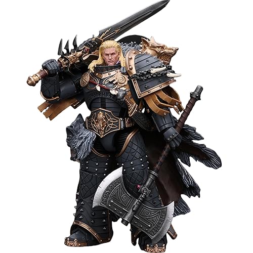 JOYTOY Warhammer 40k Horus Heresy Series, Space Wolves Leman Russ Primarch of the VIth Legion 1/18 Action Figure Collect Models, Dedicated To You Who Love Collecting - Mss6137-uk