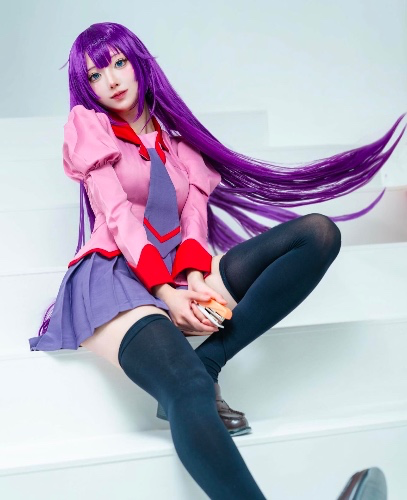 Anime Hanekawa Tsubasa Senjougahara Hitagi Kanbaru Suruga Bakemonogatari Monogatari Serie Kospy Kos Tsume S Autor Uniform Rock - AliExpress 200000532