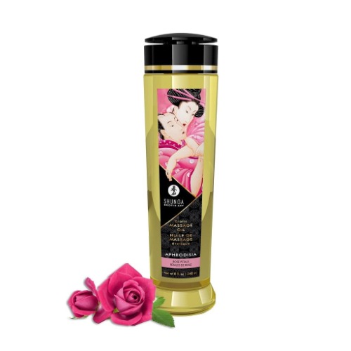Organic Erotic Massage Oil - Rose Petals
