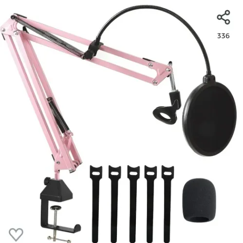 Pink Boom Mic Stand