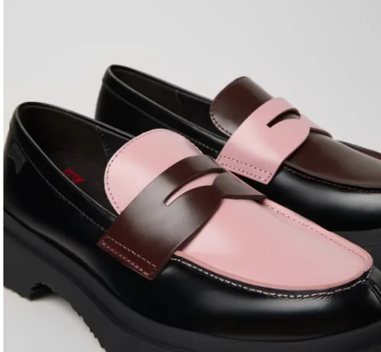 LEATHER Camper Loafers