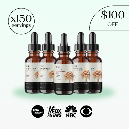 Super Mushroom Lion's Mane Elixir™ | 5-Pack ($29.99 ea) / 150 Day Supply