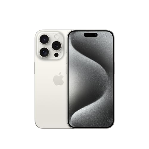 Apple iPhone 15 Pro (256 GB) - White Titanium | [Locked] | Boost Infinite plan required starting at $60/mo. | Unlimited Wireless | No trade-in needed to start | Get the latest iPhone every year - 256 GB - White Titanium