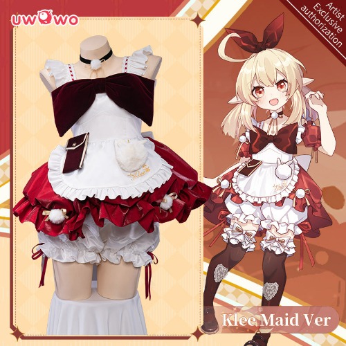Genshin Impact Fanart Maid Ver Klee