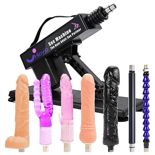 Sex Machine Thrusting Machine for Women and Men,Automatic Dildo Machine with 7 Attachment,Love Machine with Suction Cup Adult Sex Toy with 3XLR Connector for Couples