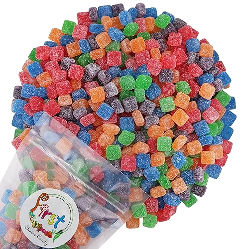 FirstChoiceCandy Sour Chewy Cubes Candy (2 Pound, Assorted) - Assorted - 1 Count (Pack of 1)