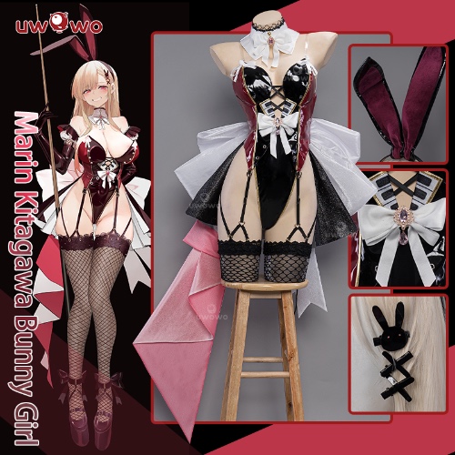 In Stock My Dress-Up Darling Marin Kitagawa Bunny Suit Cosplay Costume UWOWO×DISHWASHER1910:Fanart Marin Bunny Suit Halloween