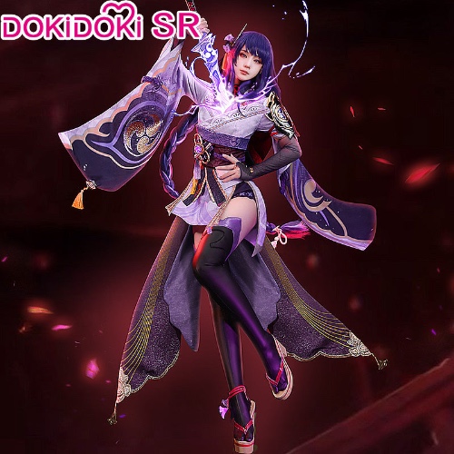 【Costume  Ready For Ship】【Size S-XXL】DokiDoki-SR Game Genshin Impact  Raiden Shogun  Cosplay Costume Baal