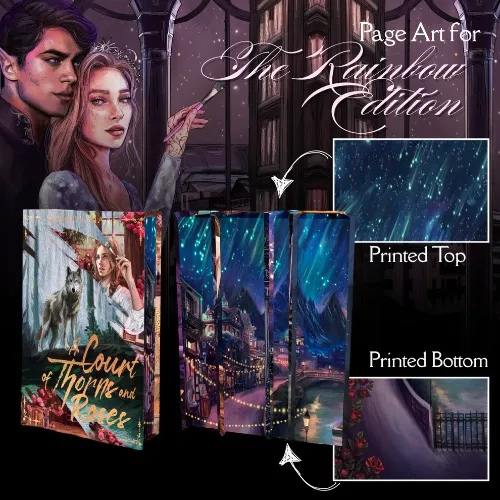 MEGA SALE: Rainbow ACOTAR Special Edition Book Box Set - Bundle #2 (Includes 46 Overlays) - SHIPS BY THE END OF AUGUST | Default Title