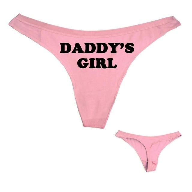 Daddy's Girl Thong | Pink / M