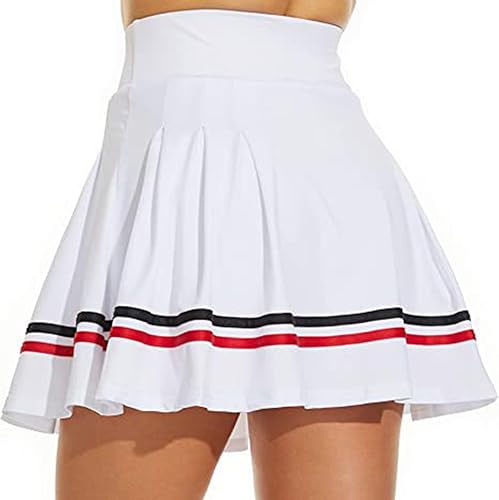 tennis skirt with built-in shorts & pockets