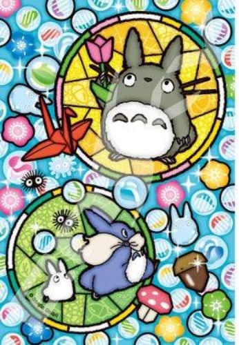 My Neighbor Totoro - Totoro and Glassy Marbles - Ensky Petite Artcrystal Puzzle (126-AC64) [In Stock]