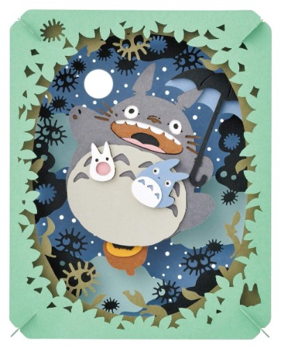 My Neighbor Totoro - Totoro Illuminated by the Moon - Ensky Paper Theater PT-048 [In Stock]