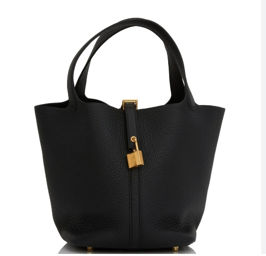 Picotoin Leather bag with gold hardware