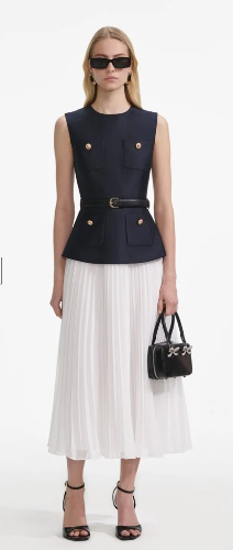 Black and white dress