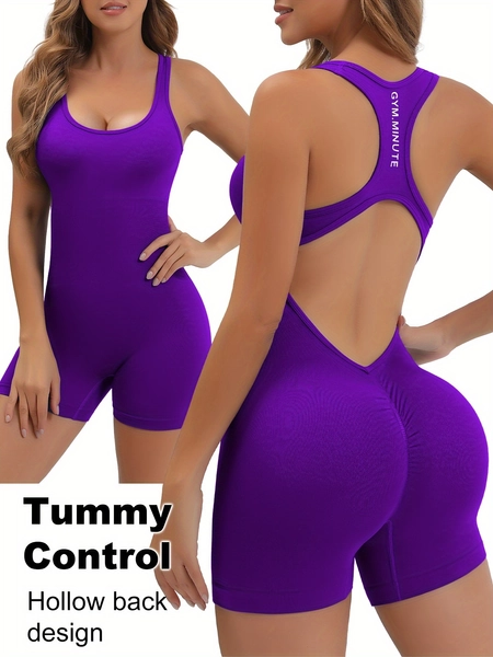 women's high stretch seamless brown jumpsuit bodysuit soft - Temu