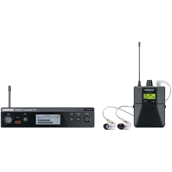 Shure PSM300 Wireless System w/ SE215-CL Earphones L19