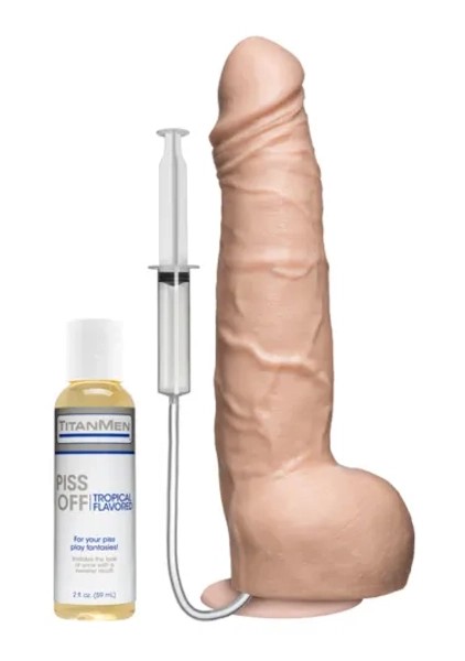 Vanilla TitanMen® 10” Squirting Dildo