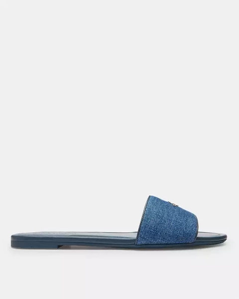 Denim Slide Sandal